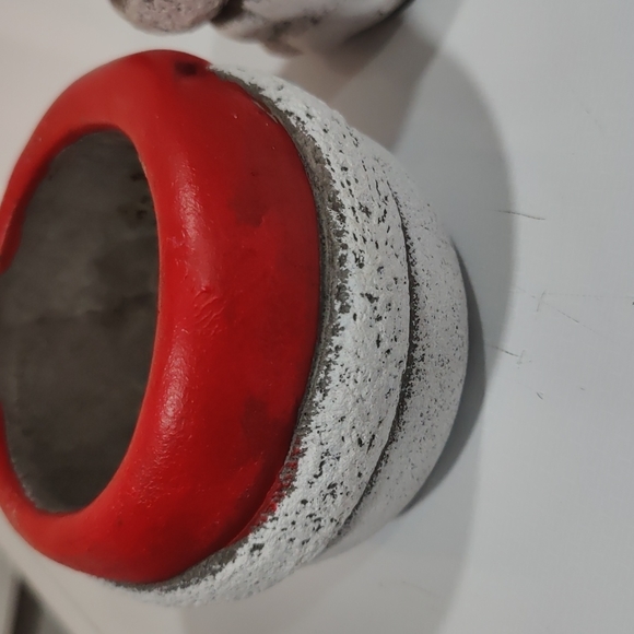 4 small holiday planters for succulents, Frosty and friends. - Picture 6 of 9